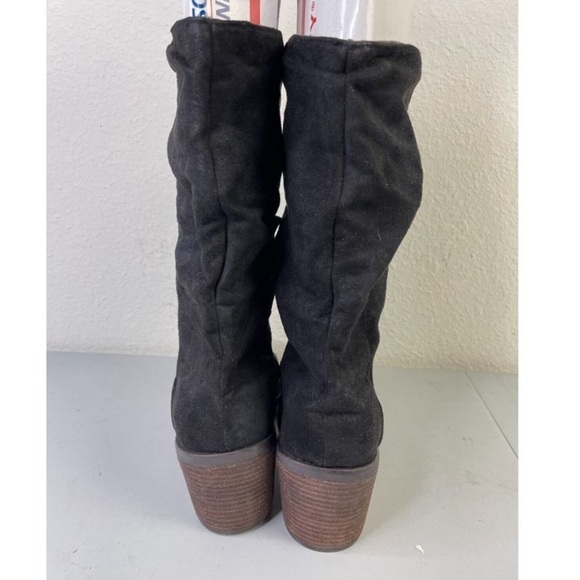 Band of Gypsies Crash Black Slouch Boots - Picture 4 of 8